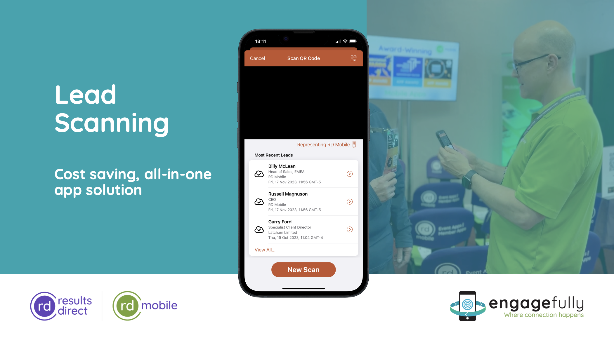 screenshot of Engagefully EVENTS